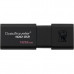 MEMORIE USB 3.0 KINGSTON 128 GB, cu capac, carcasa plastic,negru  DT100G3/128GB