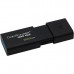 MEMORIE USB 3.0 KINGSTON 128 GB, cu capac, carcasa plastic,negru  DT100G3/128GB