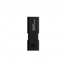 MEMORIE USB 3.0 KINGSTON 64 GB, cu capac, carcasa plastic,negru  DT100G3/64GB