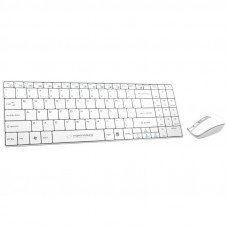 Kit Keyboard Wireless si Mouse Wireless Esperanza Liberty Alb  EK112W