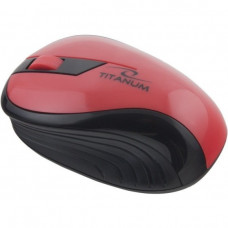 Mouse optic ESPERANZA Titanum, Wireless, 2.4 Ghz, 1000 DPI, Rosu  TM114R